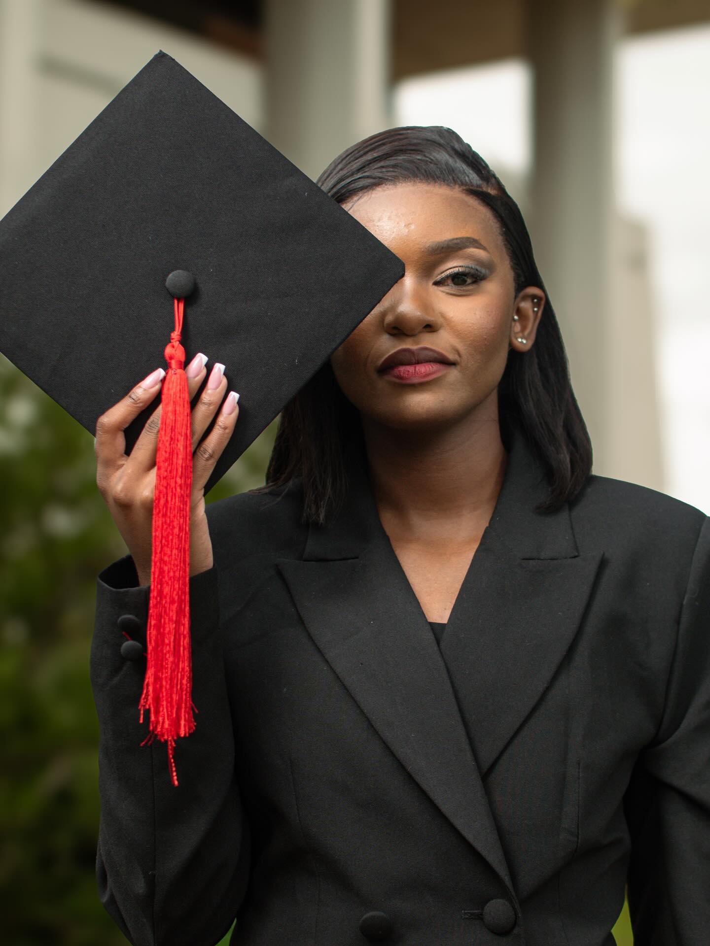 Boitumelo Ramasike at UFS graduation
